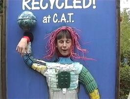 Tao is recycled at the Centre for Alternative Technology, Machynlleth